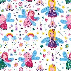 Polycotton fabric fairies for sale  Delivered anywhere in UK