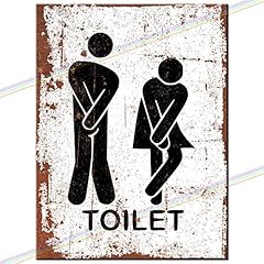 Funny toilet sign for sale  Delivered anywhere in UK