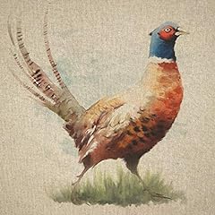 Pheasants animal watercolour for sale  Delivered anywhere in UK