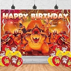 Bowser birthday party for sale  Delivered anywhere in USA 