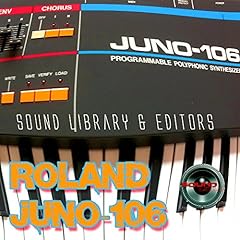 ROLAND JUNO-106 Huge Sound Library & Editors on CD, used for sale  Delivered anywhere in Canada