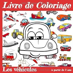 Livre coloriage véhicules d'occasion  Livré partout en France
