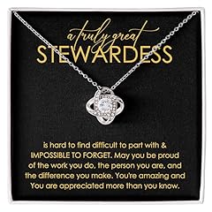Stewardess necklace silver for sale  Delivered anywhere in USA 