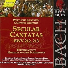 Bach secular cantatas d'occasion  Livré partout en Belgiqu