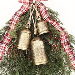 Brass christmas bell for sale  Delivered anywhere in UK