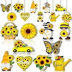 Sunflower gnome wooden for sale  Delivered anywhere in USA 