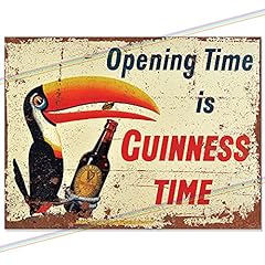 Guinness time metal for sale  Delivered anywhere in UK