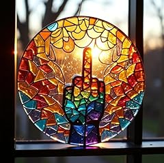 Middle finger suncatcher for sale  Delivered anywhere in USA 