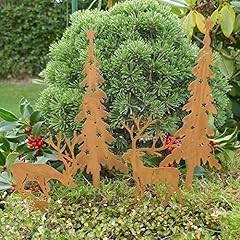 Gartenstecker hirsch tannen gebraucht kaufen  Wird an jeden Ort in Deutschland