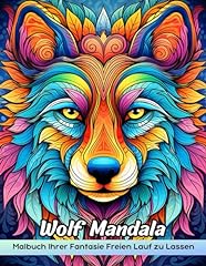 Wolf mandala malbuch for sale  Delivered anywhere in USA 