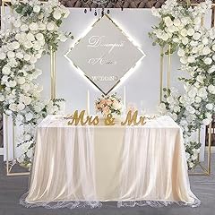 Pieces white tablecloth for sale  Delivered anywhere in USA 