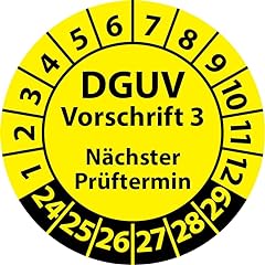 Prüfplakette dguv vorschrift gebraucht kaufen  Wird an jeden Ort in Deutschland