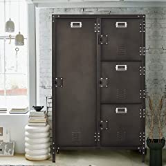 Miiiko steel wardrobe for sale  Delivered anywhere in USA 