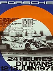 Porsche vintage poster for sale  Delivered anywhere in UK