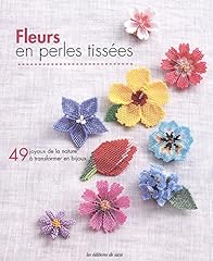 Fleurs perles tissees d'occasion  Livré partout en France