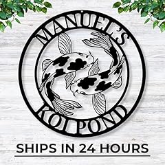 Personalized metal koi for sale  Delivered anywhere in USA 