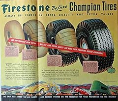 Firestone tires print for sale  Delivered anywhere in USA 