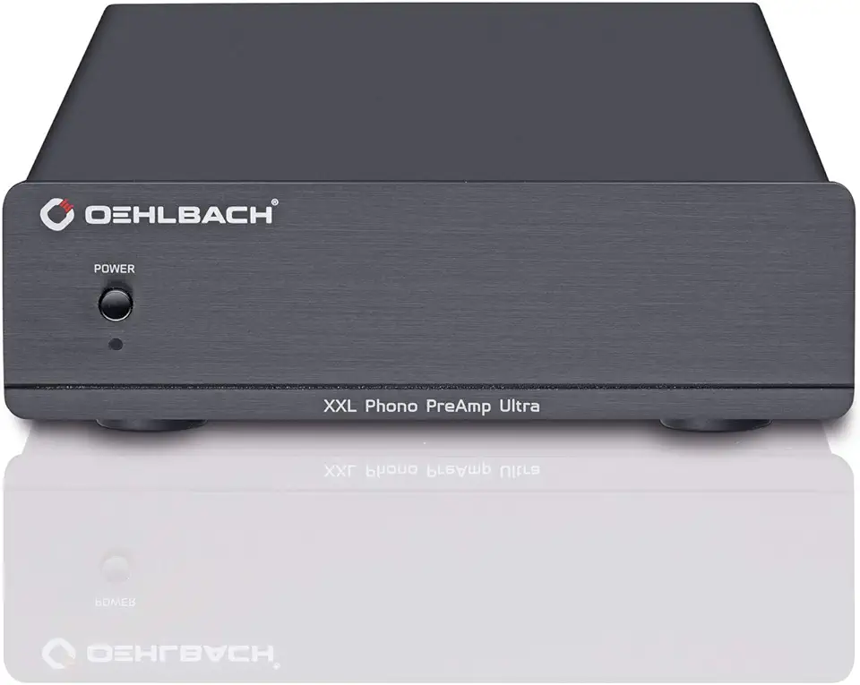 Oehlbach XXL Phono PreAmp Ultra - high-end phono-voorversterker voor platenspeler en MM- en MC-pick-up - zwart tweedehands  