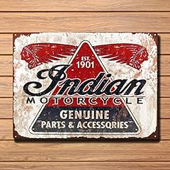 Tin sign indian for sale  Delivered anywhere in USA 