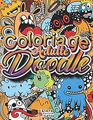 Coloriage doodle adulte d'occasion  Livré partout en France