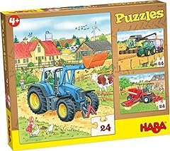 Haba puzzles tracteur d'occasion  Livré partout en France