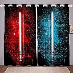 Lightsaber curtains red for sale  Delivered anywhere in UK