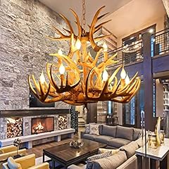 Antlers chandelier double for sale  Delivered anywhere in USA 