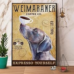 Sitrmgh weimaraner coffee for sale  Delivered anywhere in Ireland