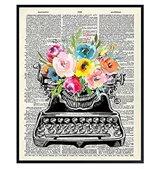 Vintage floral typewriter for sale  Delivered anywhere in USA 