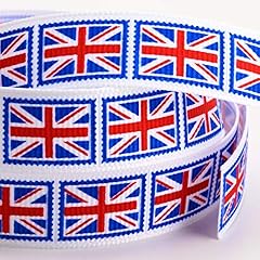 Union jack ribbon for sale  Delivered anywhere in UK