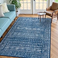 Moroccan 5x7 navy for sale  Delivered anywhere in USA 