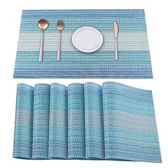 Heloho blue placemats for sale  Delivered anywhere in USA 