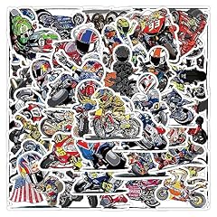 50pcs stickers motorcycle for sale  Delivered anywhere in UK