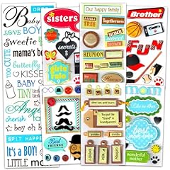 Family scrapbook stickers for sale  Delivered anywhere in USA 