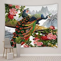 Yadshoti peacock tapestry for sale  Delivered anywhere in USA 