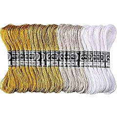 Skeins metallic embroidery for sale  Delivered anywhere in UK