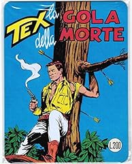 Tex - Targa in Metallo LA GOLA DELLA MORTE usato  Spedito ovunque in Italia 
