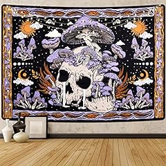 Yugarlibi skull tapestry for sale  Delivered anywhere in UK