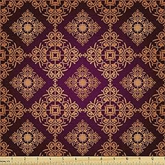 Ambesonne damask fabric for sale  Delivered anywhere in USA 