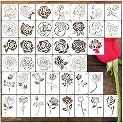 40pcs rose stencils for sale  Delivered anywhere in USA 