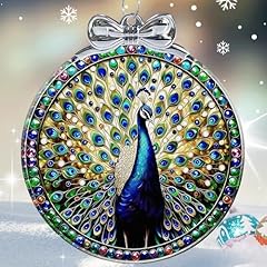 Peacock stained glass for sale  Delivered anywhere in USA 