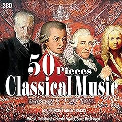 3CD 50 Pieces Classical Music, Musica Classica, Beethoven, Vivaldi, Mozart, Nocturnes, Piano Sonata, Sinfonie usato  Spedito ovunque in Italia 