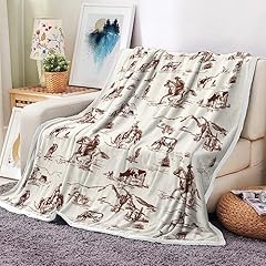 Western cowboy throw for sale  Delivered anywhere in USA 