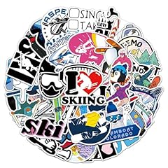 50pcs ski stickers for sale  Delivered anywhere in UK
