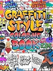 Graffiti style coloring for sale  Delivered anywhere in UK