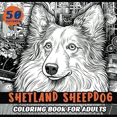 Shetland sheepdog coloring for sale  Delivered anywhere in UK