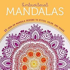 Embroidered mandalas iron for sale  Delivered anywhere in UK