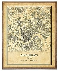 Cincinnati vintage poster for sale  Delivered anywhere in USA 