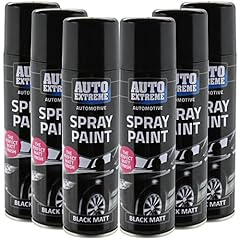 Black matt aerosol for sale  Delivered anywhere in UK