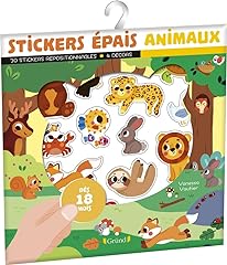 Stickers épais animaux d'occasion  Livré partout en France